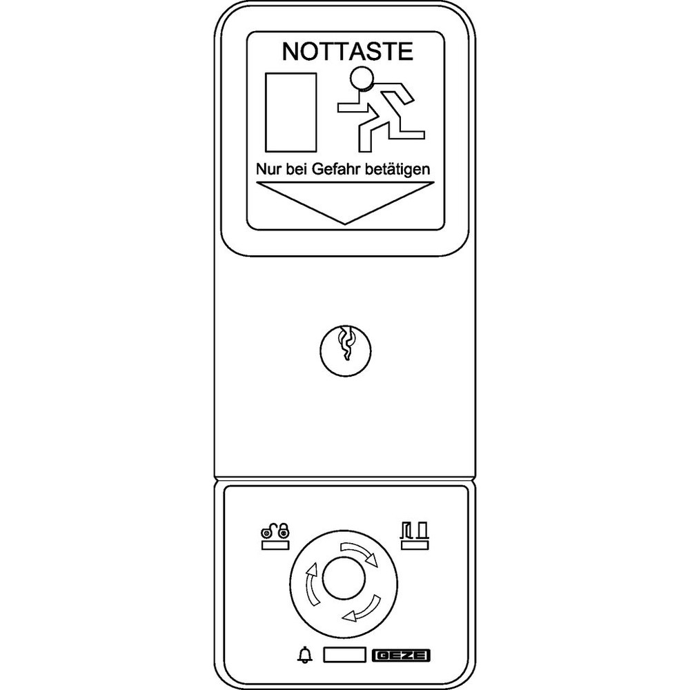 GEZE Türzentrale TZ 321 SN, AP Produktbild img5 L