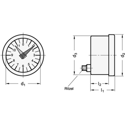 Produktbild von Ganter Norm® - 000.9-42-50-R Stellungsanzeiger, Festhaltesystem, analog