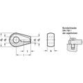 Produktbild von Ganter Norm® - 444.2-M6-8 Augenmuttern, Stahl