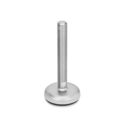 Produktbild von Ganter Norm® - 31-100-M16-250-B1-T Edelstahl-Stellfüße, mit Gummiauflage
