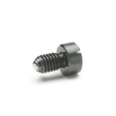 Produktbild von Ganter Norm® - 815-M4-ST Federnde Druckstücke mit Kugel, mit Bund, mit Schlitz,