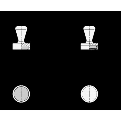 Produktbild von Ganter Norm® - 53.4-ND-ST-12-B Haftmagnete, Scheibenform, mit Griffstück