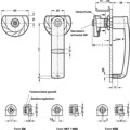 Produktbild von Ganter Norm® - 119.3-VDE-A2-SR Türverriegelungen mit Bügelgriff