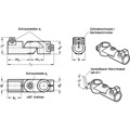 Produktbild von Ganter Norm® - 284-B20-B25-T-2-BL Gelenk-Klemmverbinder, Aluminium