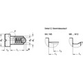 Produktbild von Ganter Norm® - 815-M4-ST Federnde Druckstücke mit Kugel, mit Bund, mit Schlitz,
