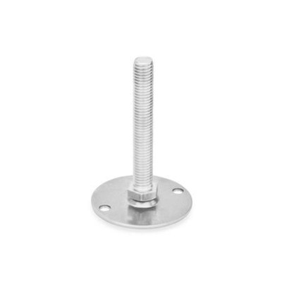 Produktbild von Ganter Norm® - 41-40-M10-50-B0-S Edelstahl-Stellfüße, Werkstoff Nr. 1.4301 (A2)
