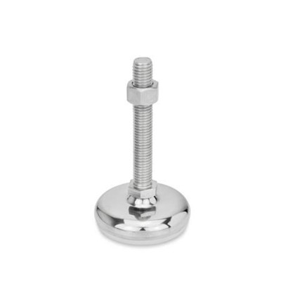 Produktbild von Ganter Norm® - 31-80-M12-125-C4-SK Edelstahl-Stellfüße, mit Gummiauflage