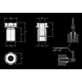 Produktbild von Ganter Norm® - 1132-16-50-M30-A Edelstahl-Aufnahmebuchsen