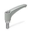 Produktbild von Ganter Norm® - 602.1-78-M10-50-SR Verstellbare Klemmhebel, Zink-Druckguss, Schr