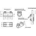 Produktbild von Ganter Norm® - 242-B25-B25-2-BL Muffen-Klemmverbinder, Aluminium