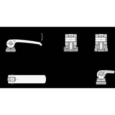 Produktbild von Ganter Norm® - 927.4-63-M6-B-O Exzenterspanner mit Edelstahl-Innengewinde, Hebe