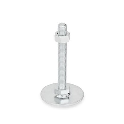 Produktbild von Ganter Norm® - 40-60-M8-50-A0-SK Stellfüße, Stahl verzinkt