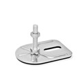 Produktbild von Ganter Norm® - 43-80-M12-125-E3-SK Edelstahl-Stellfüße mit Befestigungslasche,