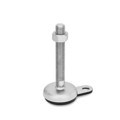 Produktbild von Ganter Norm® - 33-100-M16-250-B1-TK Edelstahl-Stellfüße, mit Gummiauflage, mit