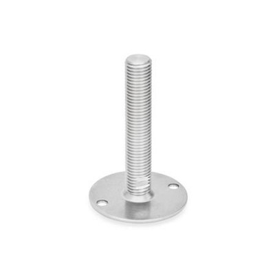 Produktbild von Ganter Norm® - 41-50-M16-100-B0-T Edelstahl-Stellfüße, Werkstoff Nr. 1.4301 (A2