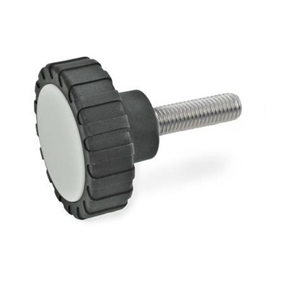 Produktbild von Ganter Norm® - 7336-53-M10X1-40-NI Rändelgriffschrauben, Kunststoff, mit Gewind
