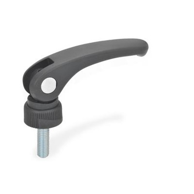 Produktbild von Ganter Norm® - 926-63-M6-50-A Exzenterspanner, Kunststoff, mit Schraube Stahl