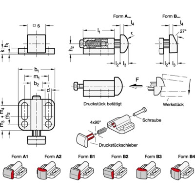 Produktbild von Ganter Norm® - 415-ZD-39-A1-NG-1 Seitendruckstücke