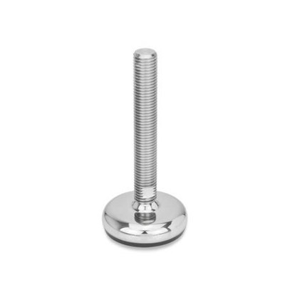 Produktbild von Ganter Norm® - 31-60-M16-150-C3-T Edelstahl-Stellfüße, mit Gummiauflage