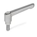 Produktbild von Ganter Norm® - 300.5-78-M10-63-IS Verstellbare Edelstahl-Klemmhebel, mit Schrau
