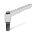 Produktbild von Ganter Norm® - 300-92-M16-40-SR Verstellbare Klemmhebel, Zink-Druckguss, Schrau
