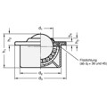 Produktbild von Ganter Norm® - 509-15-SNI Kugelrollen, Stahl / Edelstahl