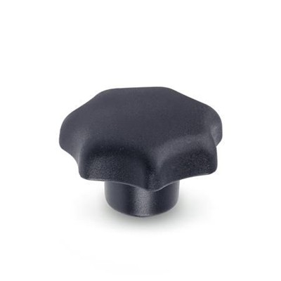 Produktbild von Ganter Norm® - 6336-KT-40-M6-K-NI Sterngriffe, Kunststoff, Buchse Edelstahl
