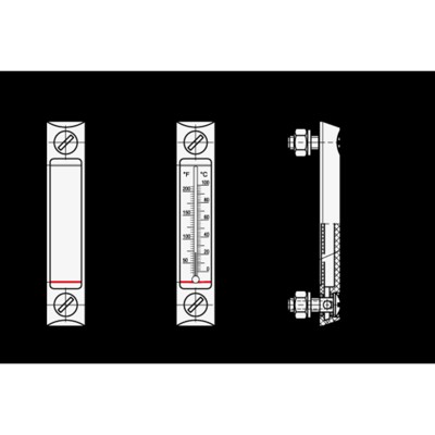 Produktbild von Ganter Norm® - 650-254-A Ölstandsanzeiger, Kunststoff / Schraube Stahl