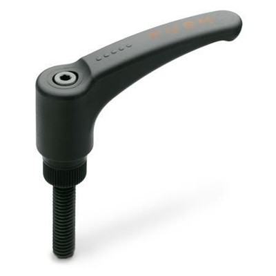 Produktbild von Ganter Norm® - 604.2-63-M8-20-SG Sicherheits-Klemmhebel, Kunststoff, Schraube S