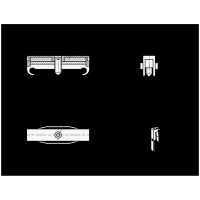 Produktbild von Ganter Norm® - 56-6-30-SW Haltemagnete für Profilsysteme