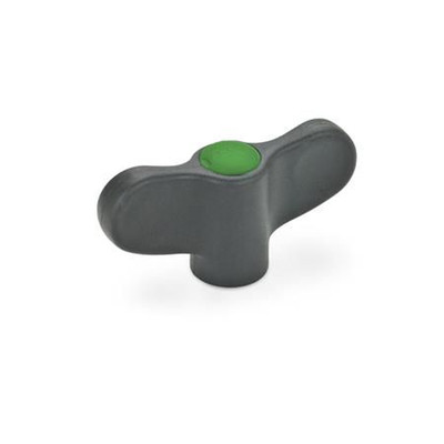 Produktbild von Ganter Norm® - 634.1-63-M10-E-DGN Flügelmuttern mit Edelstahl-Buchse