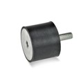 Produktbild von Ganter Norm® - 351-20-15-M6-ES-40 Gummipuffer, Stahl