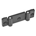 Produktbild von Ganter Norm® - 159.1-119-50-SW Doppel-Scharniere für Profilsysteme, Kunststoff