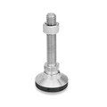 Produktbild von Ganter Norm® - 343.6-60-M20-98-KR Gelenkfüße, Fuß / Verstellspindel Edelstahl