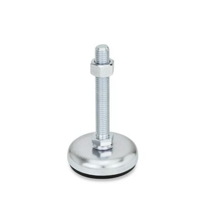 Produktbild von Ganter Norm® - 30-80-M8-63-A1-SK Stellfüße, Stahlblech, mit Gummiauflage