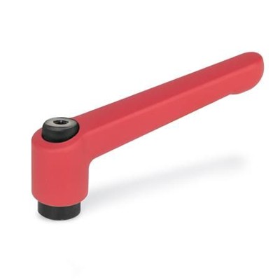 Produktbild von Ganter Norm® - 300-63-M8-RS Verstellbare Klemmhebel, Zink-Druckguss, Buchse Sta