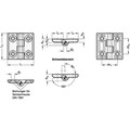Produktbild von Ganter Norm® - 237.1-40-40-A-MDB Scharniere, detektierbar, FDA-konformer Kunsts