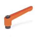 Produktbild von Ganter Norm® - 300-78-B10-OS Verstellbare Klemmhebel, Zink-Druckguss, Buchse St