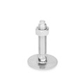 Produktbild von Ganter Norm® - 41-80-M16-75-D0-VK Edelstahl-Stellfüße, Werkstoff Nr. 1.4301 (A2