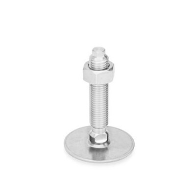 Produktbild von Ganter Norm® - 41-80-M16-75-D0-VK Edelstahl-Stellfüße, Werkstoff Nr. 1.4301 (A2