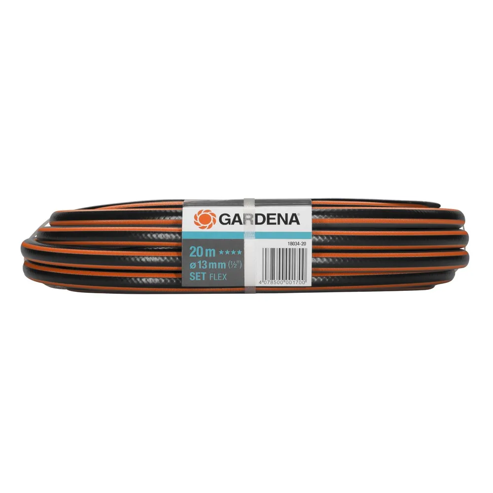 GARDENA Comfort FLEX Schlauch 9x9, 13 mm (1/2"), 20 m, mit Systemteilen Produktbild img5 L