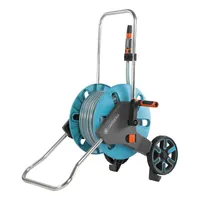 GARDENA Schlauchwagen CleverRoll M Set, kpl. mit 20m Schlauch, Systemteilen und Spritze Produktbild