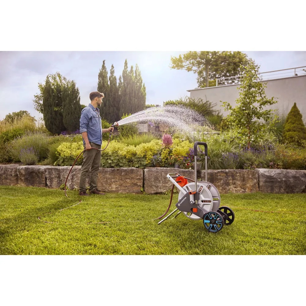 GARDENA Schlauchwagen CleverRoll L Easy Metall Produktbild img3 L