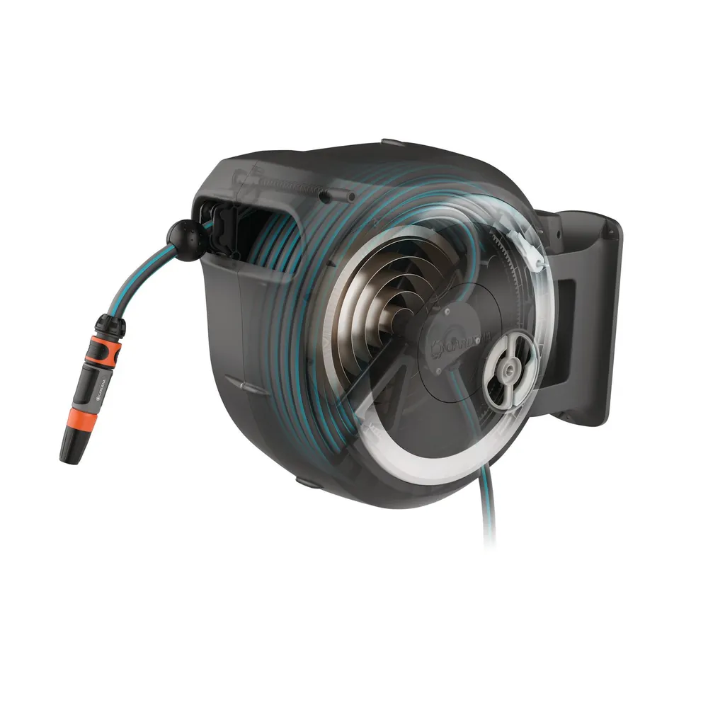 GARDENA Wand-Schlauchbox RollUp XL (weiß) 35 m Produktbild img6 L