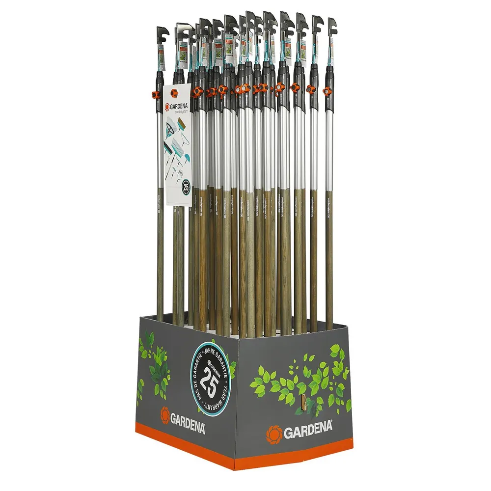 GARDENA combisystem-Fugenkratzer-Sortiment, Inhalt: 30 Komplettgeräte mit je 1 x 8928 (ohne Handgriff), 1 x Holzstiel 130 cm Produktbild img3 L