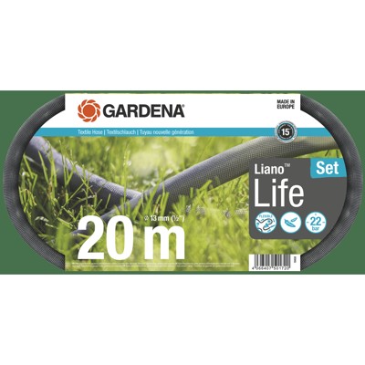 Produktbild von GARDENA - Textilschlauch Liano™ Life 1/2", 20 m Set