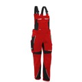 Produktbild von Grizzlyskin - Latzhose "IRON" rot/schwarz, Gr. N50