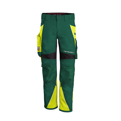 Produktbild von Grizzlyskin - Bundhose "IRON" grün/warngelb, Gr. L58