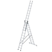 Produktbild von MUNK Günzburger Steigtechnik - Mehrzweckleiter 3x11 Sprossen, L 7800mm, AH 8900