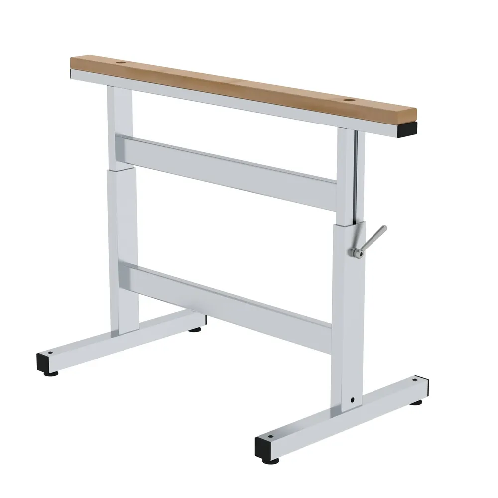 MUNK Günzburger Steigtechnik Arbeitsbock Aluminium höhenverstellbar H 700-1000mm bis 250kg Fichtenholz Produktbild img1 L